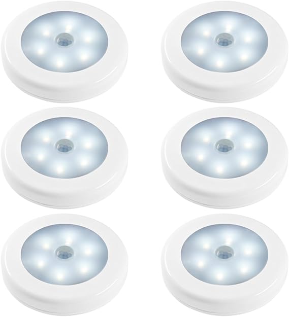 Senhai Luces de Noche de Sensor de Movimiento, 6 Pack Movimiento