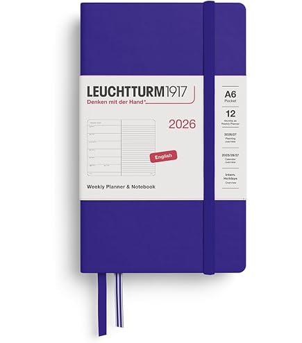 Amazon.com : LEUCHTTURM1917 370654 Weekly Calendar & Notebook