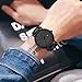 Vigor Rigger Mens Womens Ultra-Thin Watch Black Wristwatch for Men Classic Minimalist Design with Date Calendar Soft Leather Strap (dark grey)