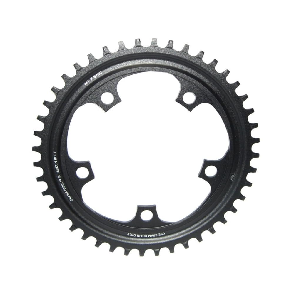SRAM Chain Ring X-Sync 11Spd 110 Alum Black BB30 Or GXP: Black 11Spd 40T