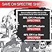 (6-Pack) Spectre Shield for Fitbit Alta HR Screen Protector (Military-Grade) Flexible Full Coverage Ultra HD Clear Anti-Bubble Anti-Scratch Film