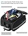 Lixada 2 in1 Bike Trunk Bag Casual Chest Sling Pack Bag Cycling Bicycle Rear Rack Carrier Bag Pannie (Black)