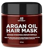 Argan Oil Hair Mask - Deep Conditioner with Organic Argan and Coconut Oil