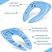 Gimars Portable Folding Reusable Travel Toilet Potty Training Seat Covers Liners with Carry Bag for Babies, Toddlers and Kids, Blue
