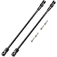 AMK 68-229mm Severable Ruled SCX10 Driveshaft Stainless Steel TRX4 Drive Shaft for 1/10 RC Crawler Sportys Scalers GSPEED Axial Capra UTB10 Pro Upgrades DIY LCG Rig (2Pcs Black)