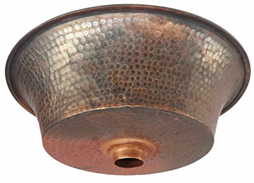 Egypt gift shops Counter Top Vessel Dark Flame Burnt Copper Bath Sink Remodeling - Thumbnail 3