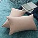 Home Brilliant Pillow Covers 12x20 Decorative Throw Pillow Cover Rectangular Cushion Cover for Sofa, Oblong, 30 x 50 cm, Set of 2, Baby Pink