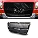VioGi 1pc Glossy Black Strong ABS Plastic Badgeless Mesh Style Front Hood/Bumper Grille Fit 06-10 Ford Explorer / 07-10 Ford Explorer Sport Trac