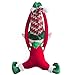 WEWILL Adorable Christmas Elves Set of 2 Boy and Girl Christmas Door Hanging Ornaments Home Decor Plush Characters 16-Inch