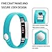 iGK Replacement Bands Compatible for Fitbit Alta and Fitbit Alta HR, Newest Adjustable Sport Strap Smartwatch Fitness Wristbands with Metal Clasp Teal Small