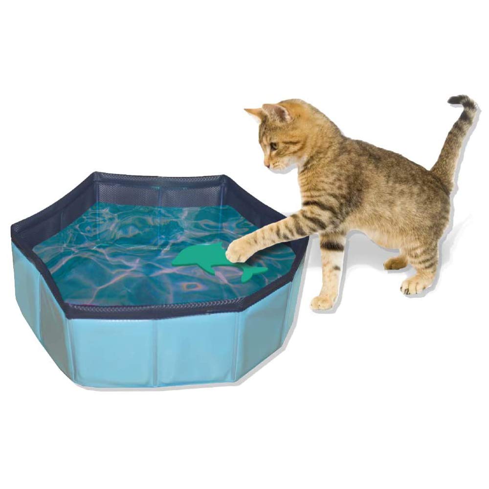 CROCI Swimming Pool Cat Toy, 30 x 10 cm