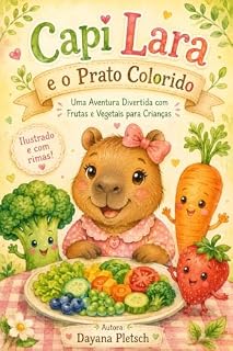 Livro Capi Lara e o Prato Colorido: Uma Aventura Divertida com Frutas e Vegetais para Crianças (Livro Infantil Educativo com Rimas sobre Alimentação Saudável)