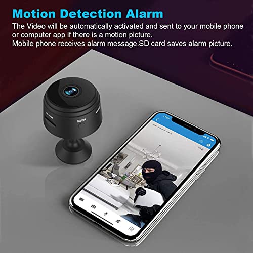 Mini Spy Camera Wireless Hidden Home WiFi Security Nanny Cameras and