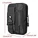 CAMTOA Multi-Purpose Poly Tool Holder EDC Pouch Camo Bag Military Nylon Utility Tactical Waist Pack Camping Hiking Pouch (Black 1)