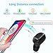 GETIHU Bluetooth Earbud Mini Invisible Wireless In-Ear headphone with 6 Hours Playtime with Mic Hand-Free Calls for iPhone Samsung Android Phone in Driving Workout Running (One pcs)