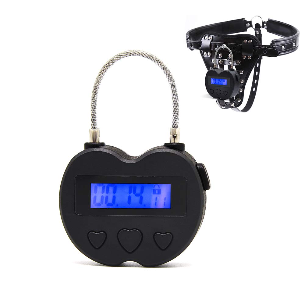 Security Padlock Electronic Timer Lock Behavioral Habit Aid Multi-Purpose Game Lock