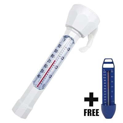 ترمومتر حمام سباحة عائم كبير موازين حرارة الماء ، عرض سهل القراءة مع سلسلة ، مقاومة للكسر للمسابح الخارجية والداخلية ، حمام ، منتجعات صحية ، أحواض استحمام ساخنة ، بركة سمك ، بحيرة ، حوض سمك