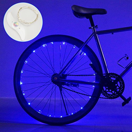 Tesoky 2Tire Pack LED Bike Wheel Lights with Batteries Included