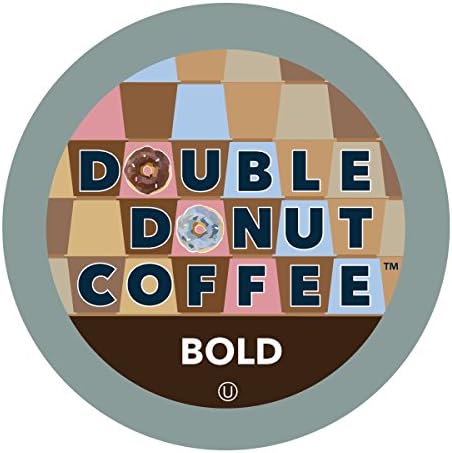 Double Donut Bold Blend Coffee, in Recyclable Single Serve Cups for Keurig K-Cup Brewers, 12 Count