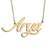HUAN XUN Stainless Steel Initial Alphabet Custom