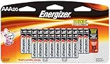 Energizer AAA Batteries, Triple A Battery Max Alkaline (20Count) E92LP-20