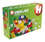 HUBELINO Marble Run - 106-Piece Basic Building Box - the Original! Made in Germany! - Certified and Award-Winning Marble Run - 100% compatible with Duplo