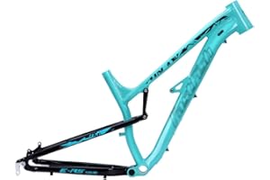 ZECHAO 16" MTB Frame, Aluminium Alloy 27.5in Mountain Bike Soft Tail Frame Quick Release 9 * 100mm Routing Internal 2.4IN Max
