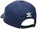 adidas Originals Men's Relaxed Strapback Cap Old, Collegiate Navy/White, One Size
