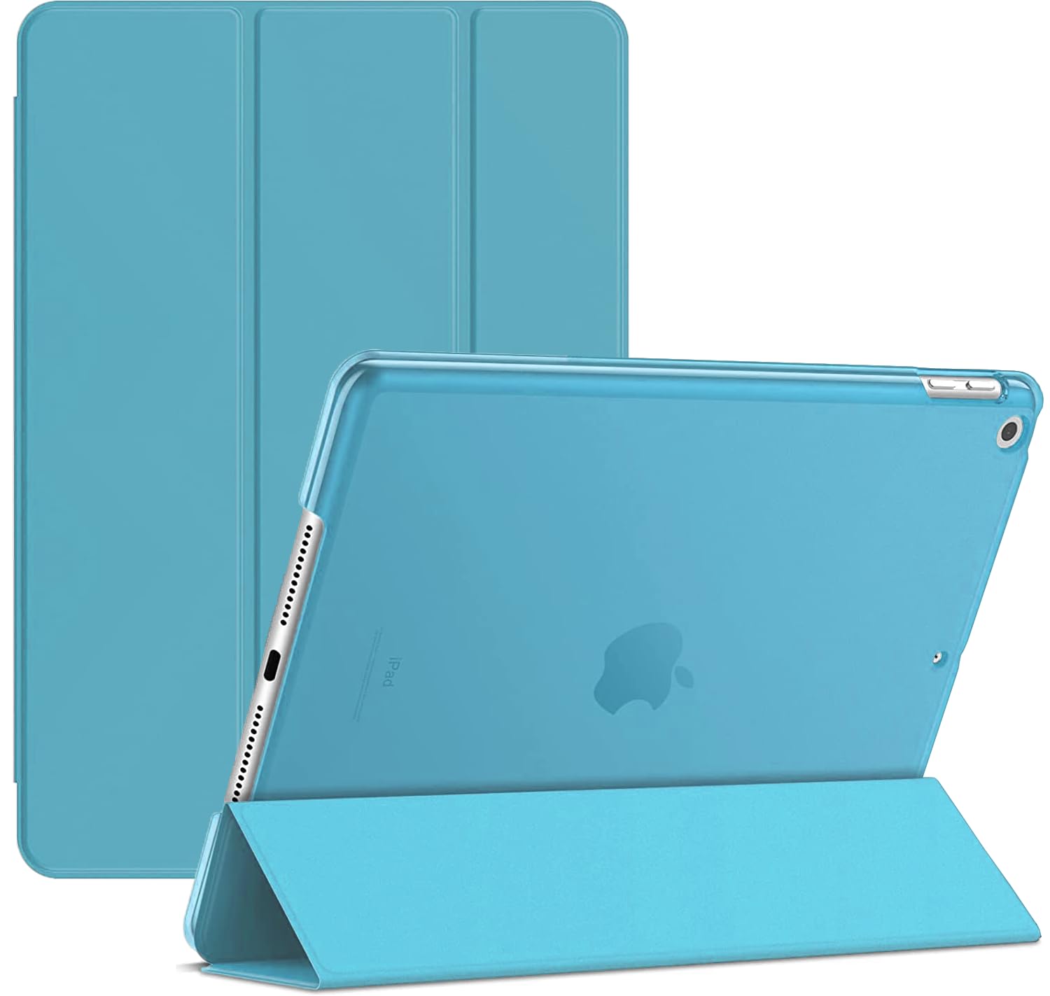 For Apple iPad Mini 1/2/3 Smart case Magnetic Stand cover with Wake/Sleep (Turquoise)