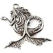 15pcs Antique Silver Color Mermaid Alloy Fit Handmade Findings Crafts Jewelry Making Charms