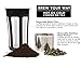 Hastings Collective Thermal Coffee Carafe 40 Oz - Stainless Steel Double Walled Vacuum Insulated Carafe - 1 Liter Thermal Coffee Pot Thermos, Travel Size Beverage Dispenser with Tea Infuser (Black)