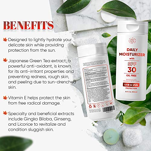 Every Day Moisturizer for Face and Neck with SPF30, Enriched with Vitamin C&E and Z - Cote, Lightly Hydrate Your Skin, Providing Protection From the Sun and Free Radical Damage, For All Skin Types