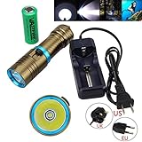 1 Set 2000 Lumen T6 LED 100m Diving Scuba