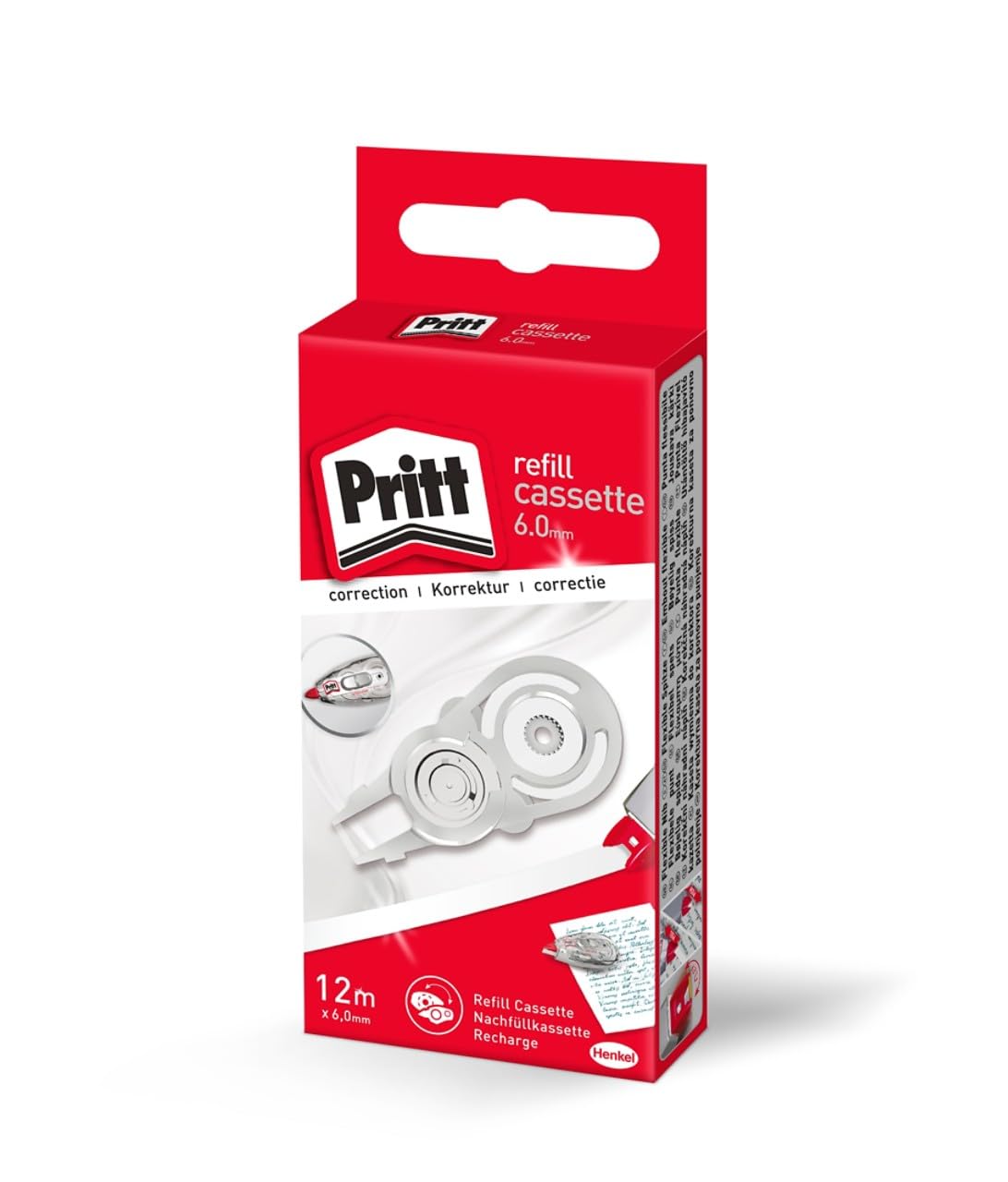 Pritt 2111677 6 mm Refill Cartridge for Correction Roller