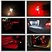Nissan 350Z 2003-2008 Red Premium LED Interior Lights Package Kit (5 Pieces)