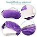 LotFancy Heated Eye Mask for Dry Eyes, Microwavable, Lavender Eye Compress Moist Heat, Cooling Eye Mask for Sleeping, Hot Cold Therapy for Stye, Puffy