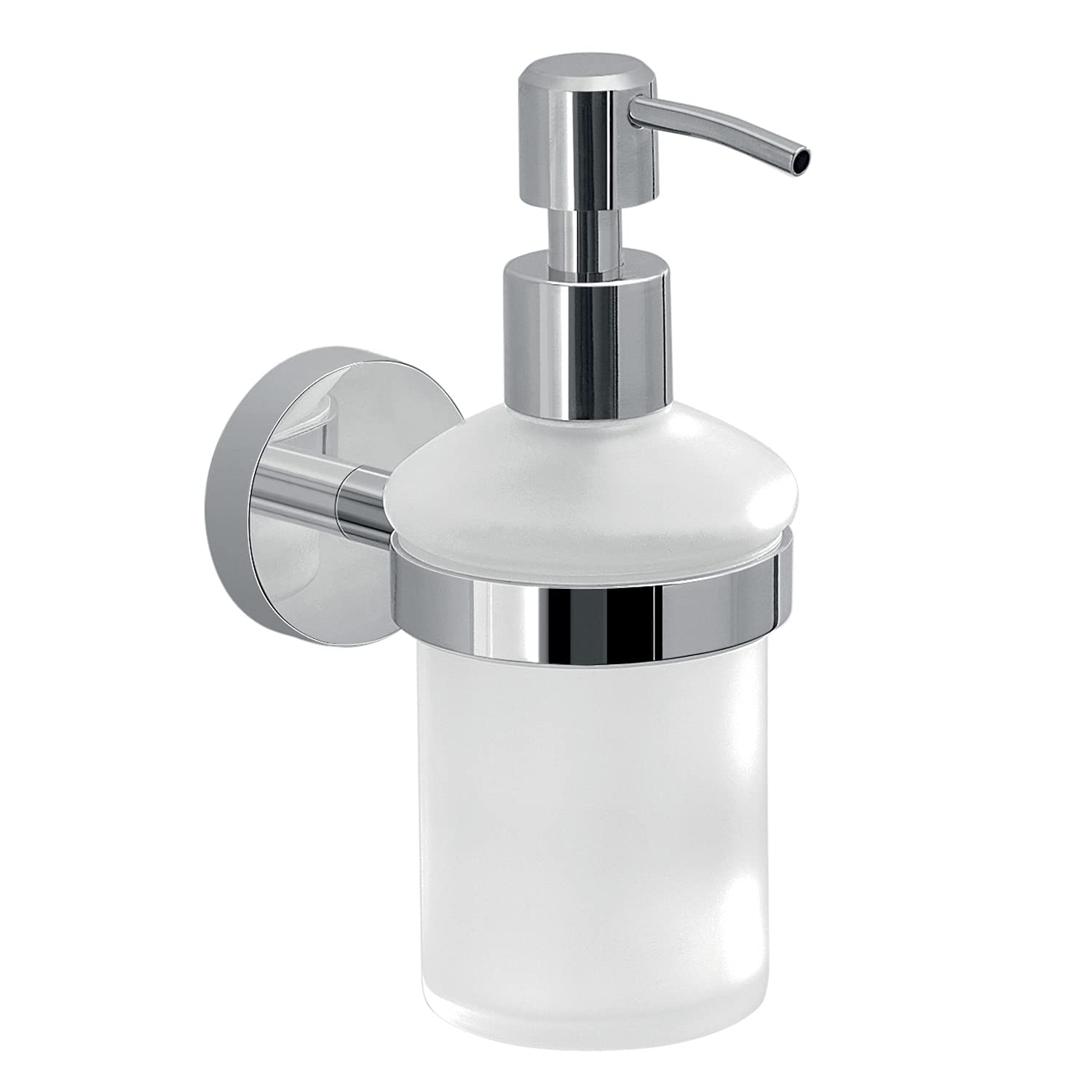 Ref. 23811300200 Soap Dispenser with Dispenser in Chrome Metal 6.8 x 10.5 x 16 cm
