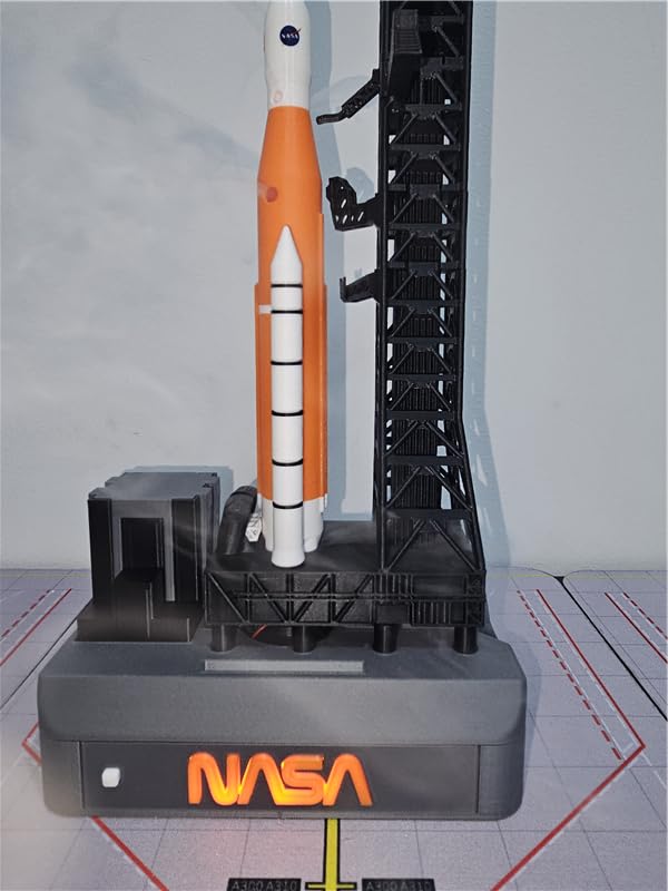 CYBERTOFU 1:400 NASA Artemis SLS Orion Launch Tower Set Rocket Model with Humidifier