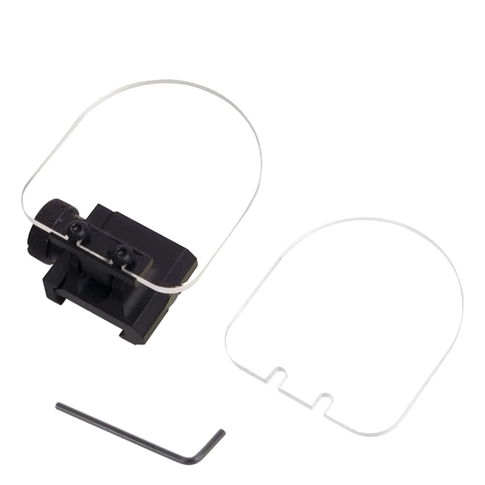 ToopMount Tactical Lens Protector Foldable Lens Cover Shields Mounted 20mm Rails for Outdoor Sports