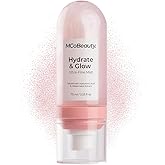 MCoBeauty - Hydrate and Glow Ultra Fine Mist Spray - Watermelon Scented Face and Body Spray with Aloe Vera - Contains Hyaluronic Acid and Shimmer - Christmas Gifts, Stocking Stuffers - 90ml