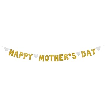 Luoem Happy Mother S Day Bunting Banner Mother S Day Gift Mother S