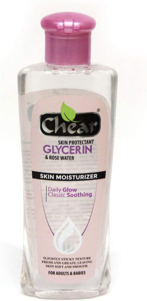 Chear Glycerine & Rosewater 200ml Skin Moisturizer Hydrating Face Body