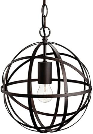 Firstlight 3436 ABN 60 W Castillo 1 Lámpara de techo, color marrón