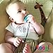 Baby Teething Necklace for Mom to Wear. Fashionable Silicone Nursing Jewelry, Perfect Distraction for Breastfeeding Babies. FREE Baby Teething Relief Guide. Best Baby Teether Toys for Christmas.