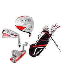 Precise SL500 Petite Conjunto Completo De La Mujer (Rojo Blanco), Grafito híbridos con planchas, señorías, Grafito, para mano derecha