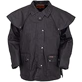 Outback Trading Company Unisex 5008 Bush Ranger Waterproof Breathable Long Sleeve Oilskin Cotton Western Duster Jacket