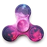 TOLOCO Spinner Fidget Toy Hand Spinner Camouflage,for ADHD EDC Hands Killing Time (S9-Purple sky)
