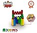 RisingStar Interlocking Building Castle Blocks - Original & Fun Design Building Block Set for Cognitive Development - STEM Toys for Boys and Girls - 300 Pieces