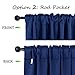 NICETOWN Blackout Draperies Curtains Window Drapes - (Royal Blue Color) 52 inches W by 63 inches L, Set of 2, Blackout Curtain Panels for Nursery