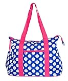 Ever Moda Polka Dots Tote Bag Collection X-Large 21-inch